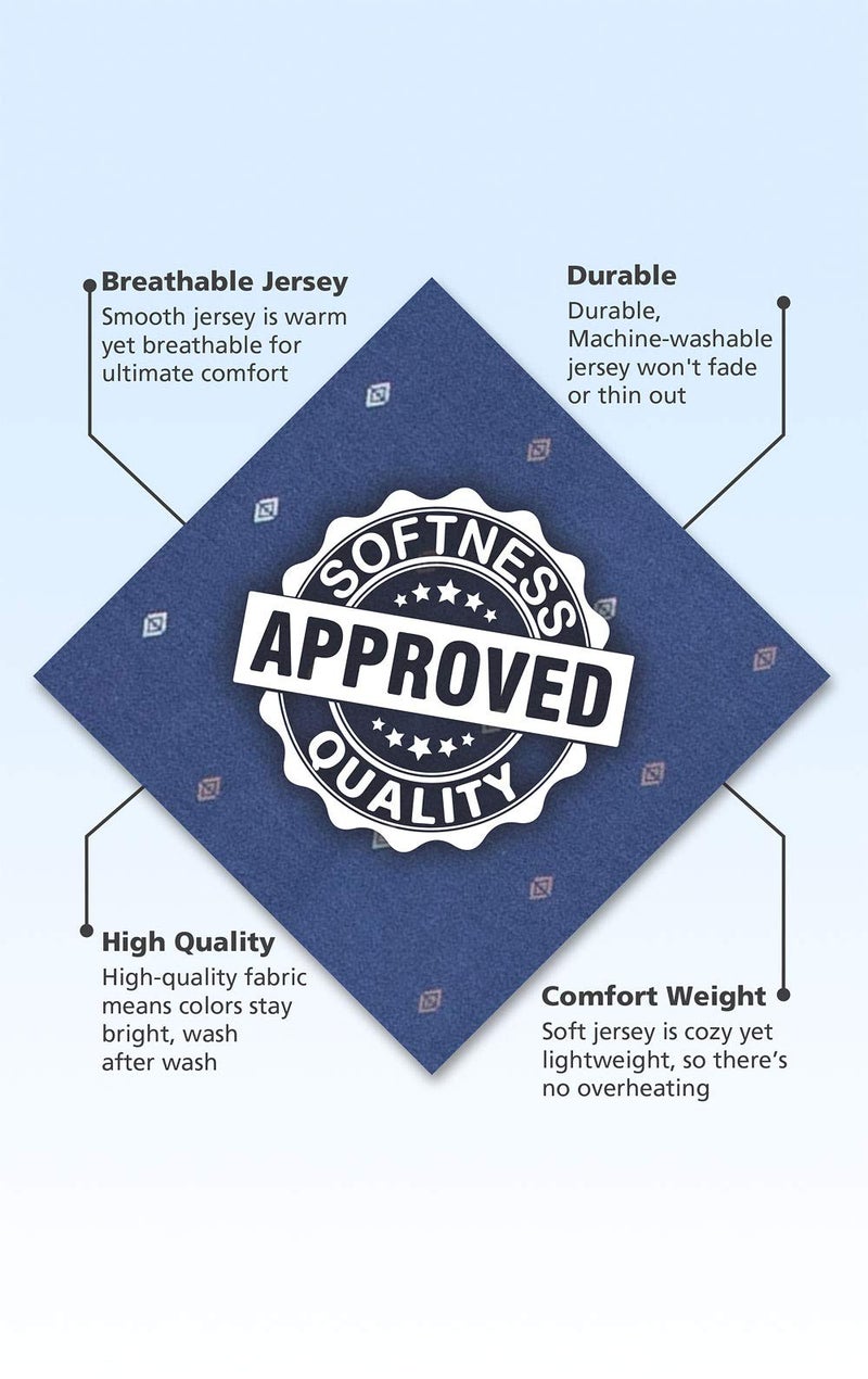 PajamaGram Men's Pajamas Sets Cotton - Men Pajamas Sets, Navy, X-Large - Image 5